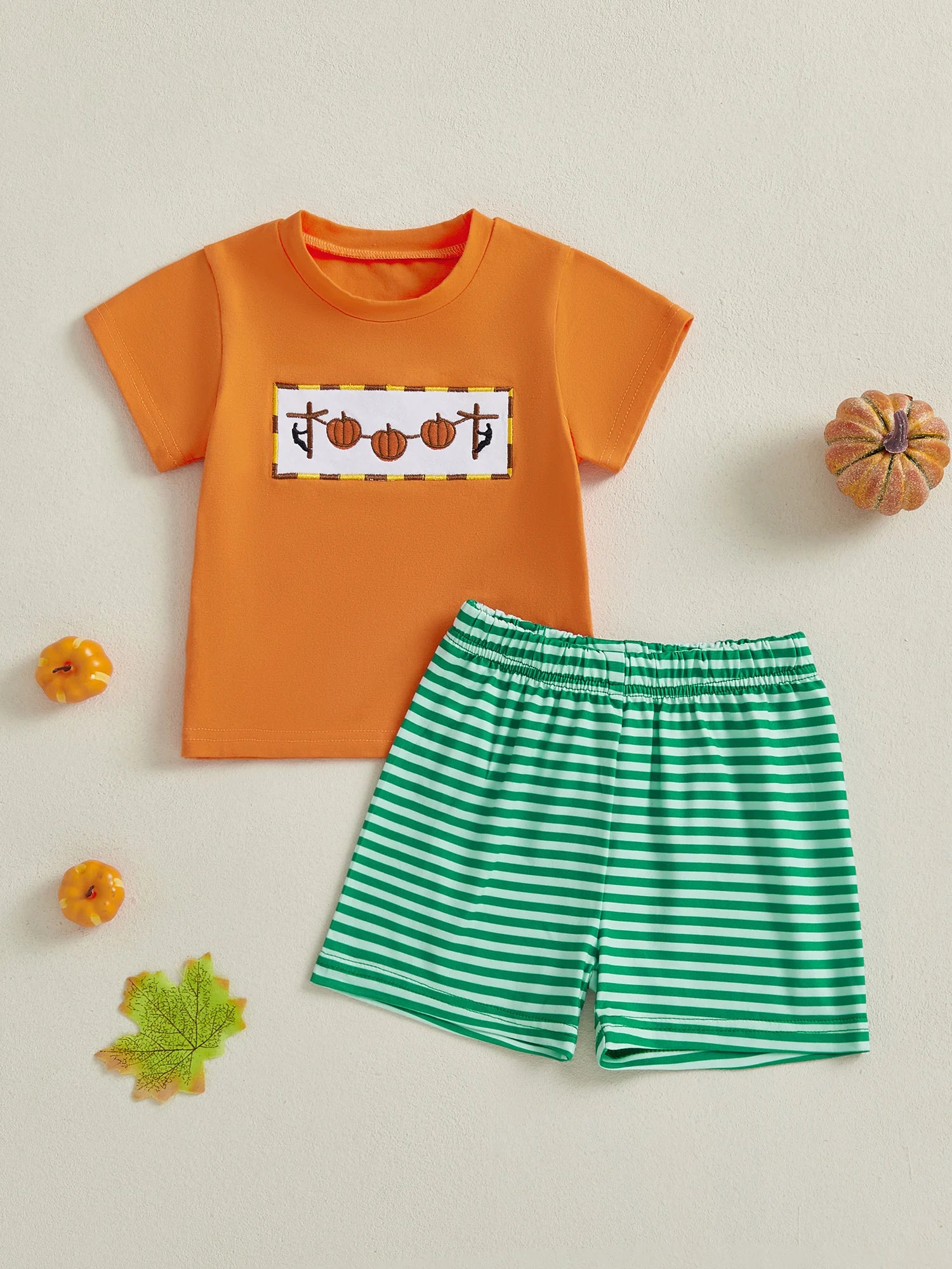 Baby Boys Pumpkin Set